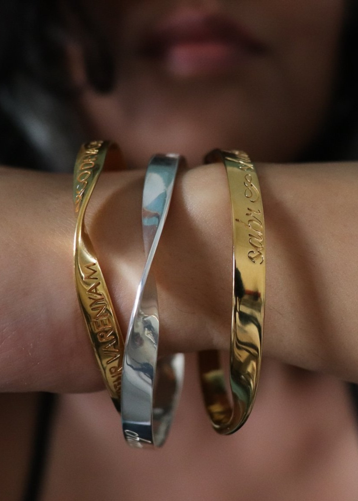 Japji Sahib Mool Mantar Bangle - Gurmukhi