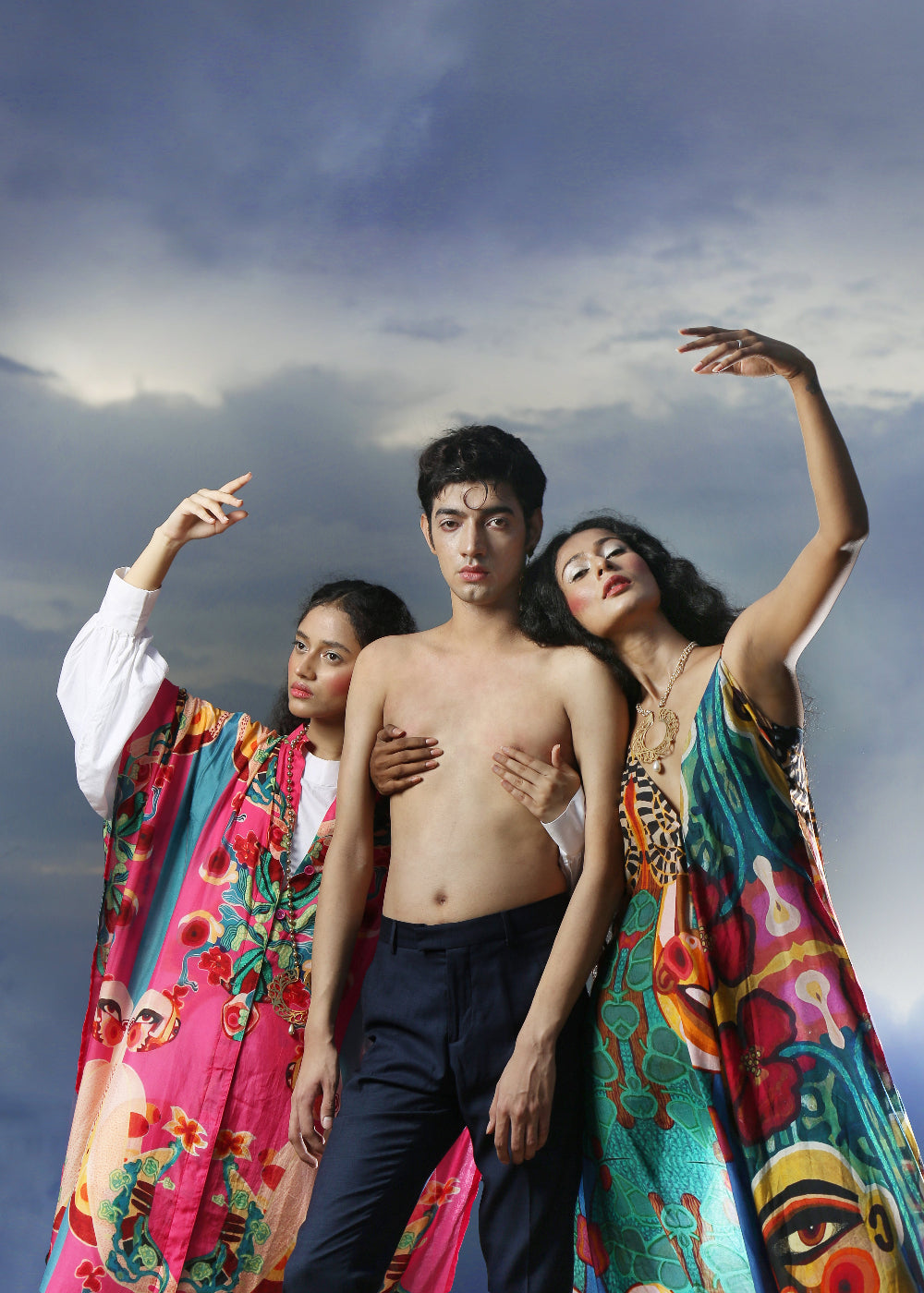 MQ Sudarshan Chakra Necklace with Pearls