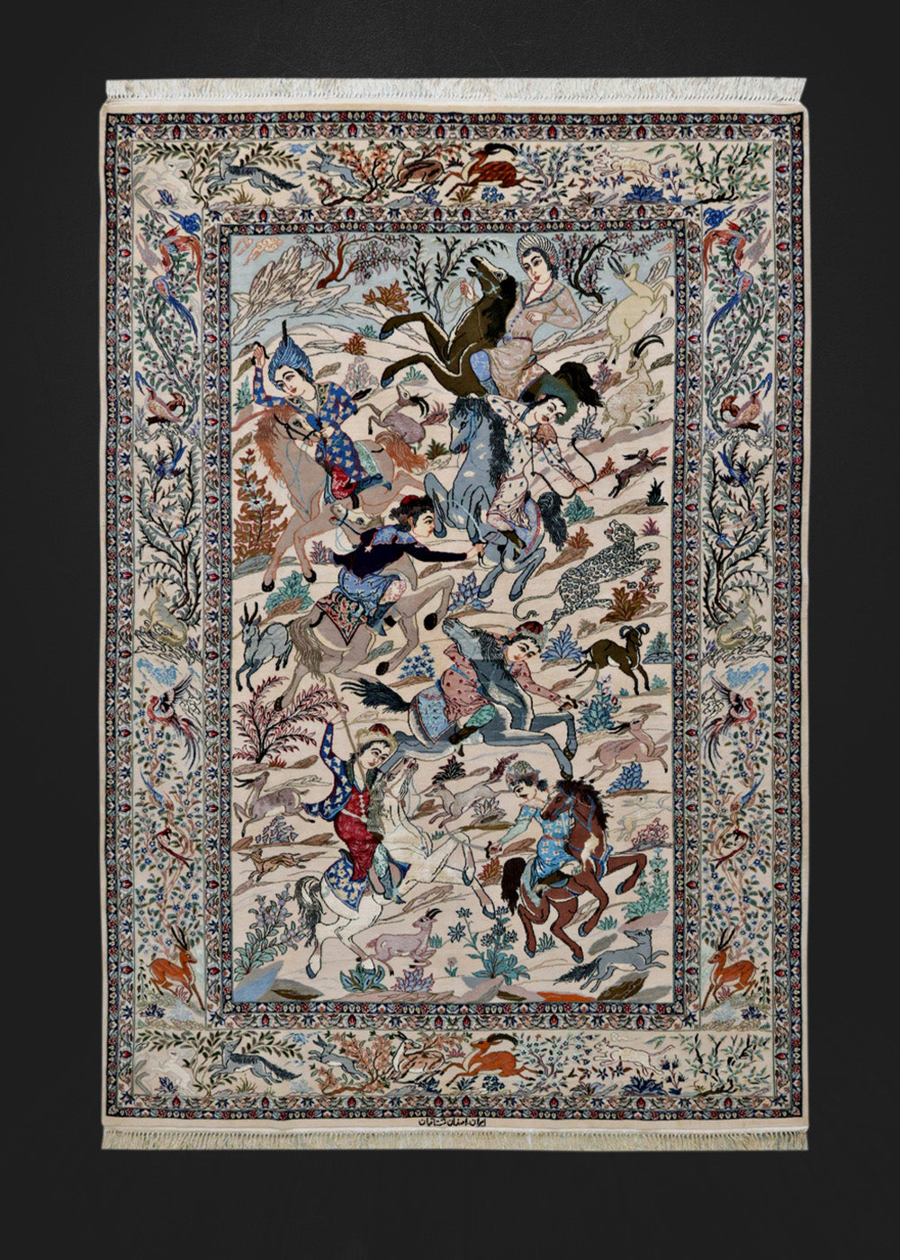 Persian Shikargah Isfahan Rug