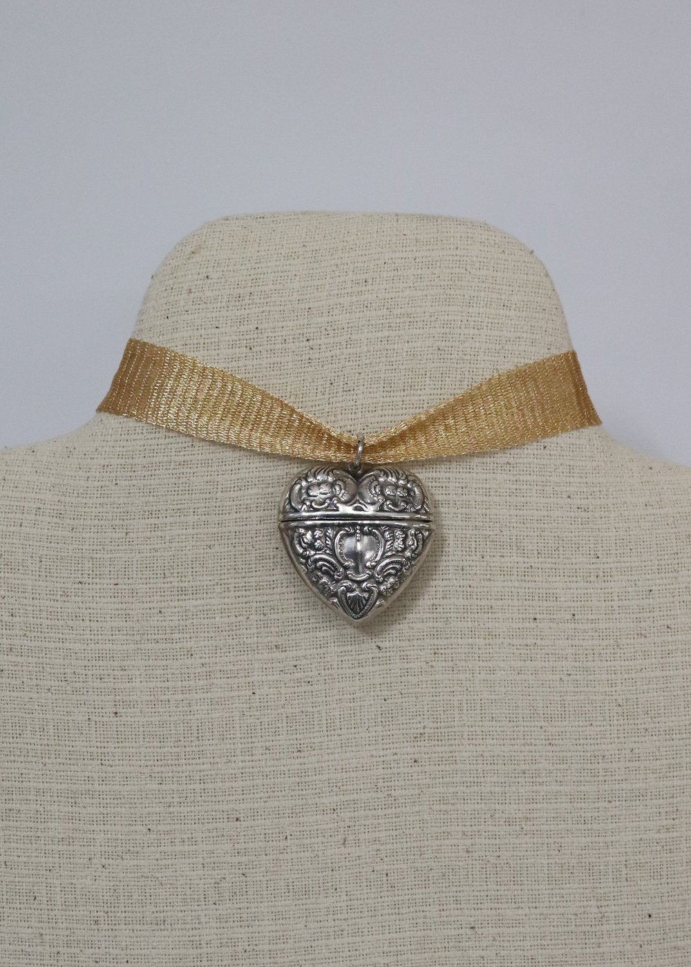 Victorian Heart Locket Pendant