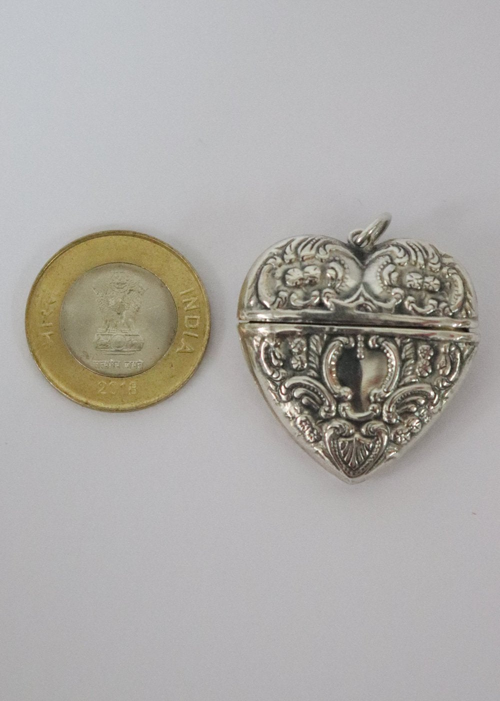 Victorian Heart Locket Pendant