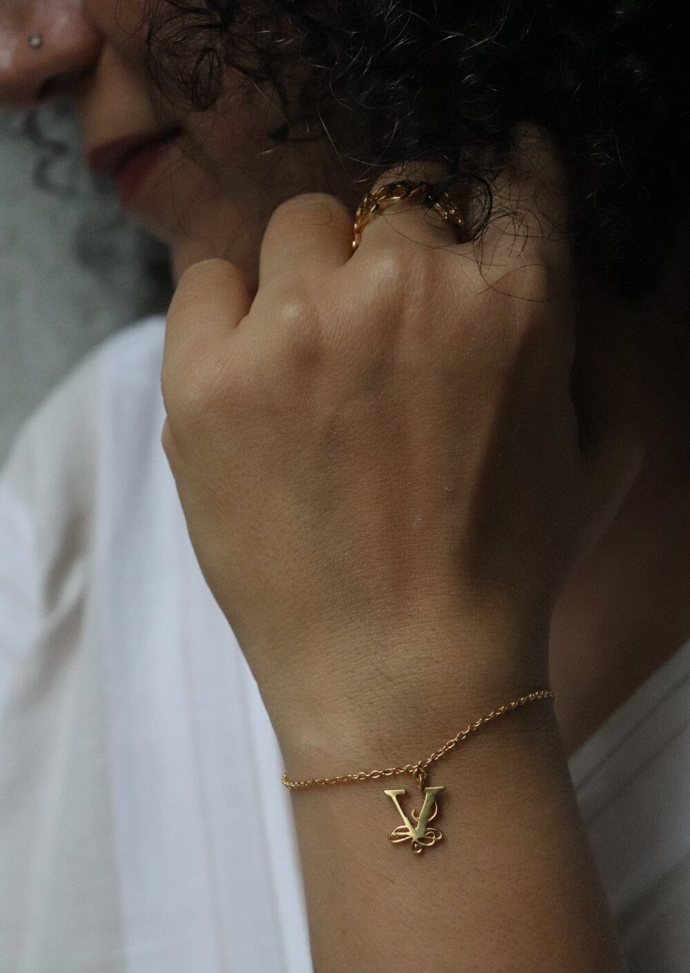 Custom Alphabet Bracelet by Eina Ahluwalia - Main Image