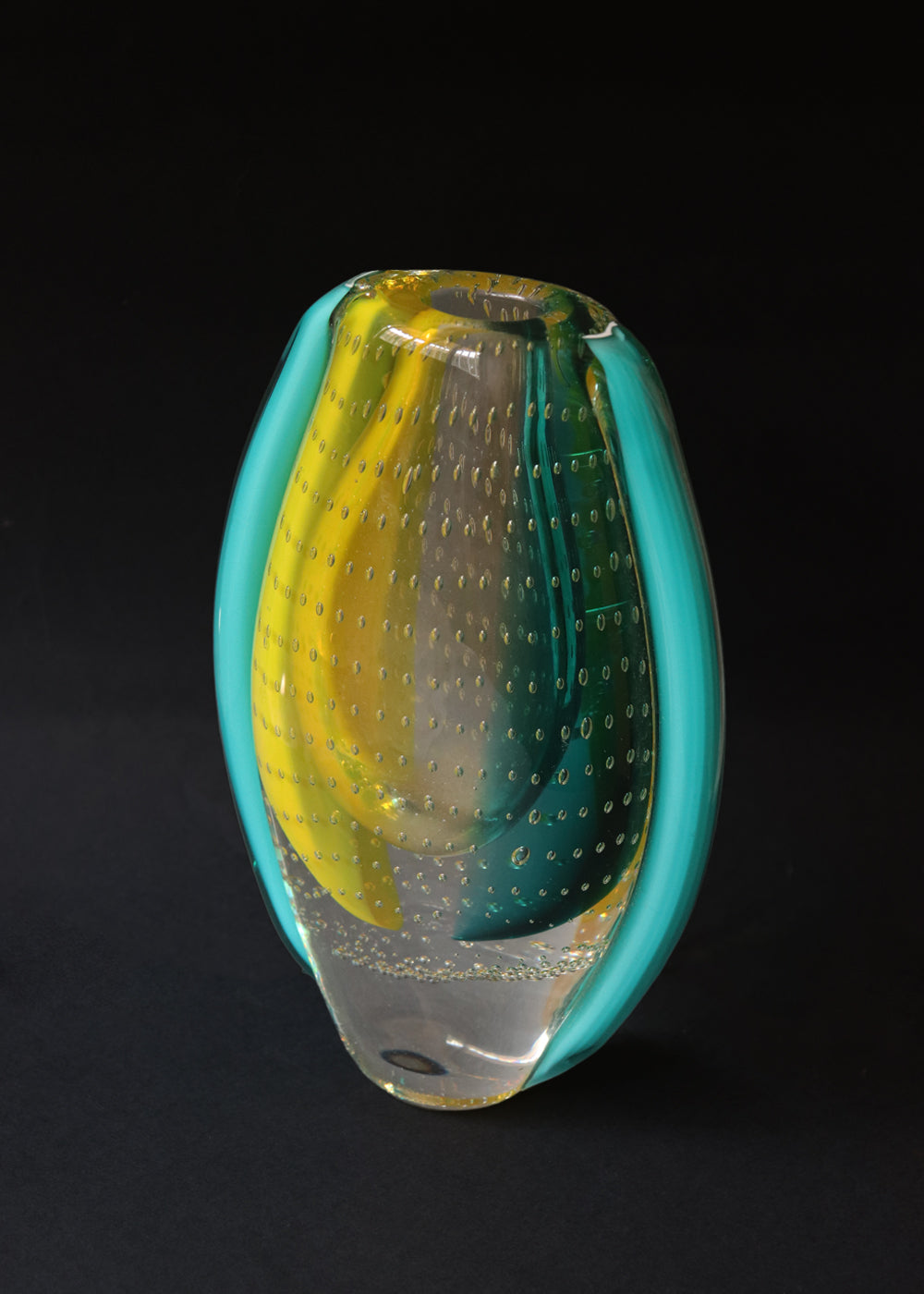 Limited edition Rosenthal vase made in collaboration with glass artists in Murano