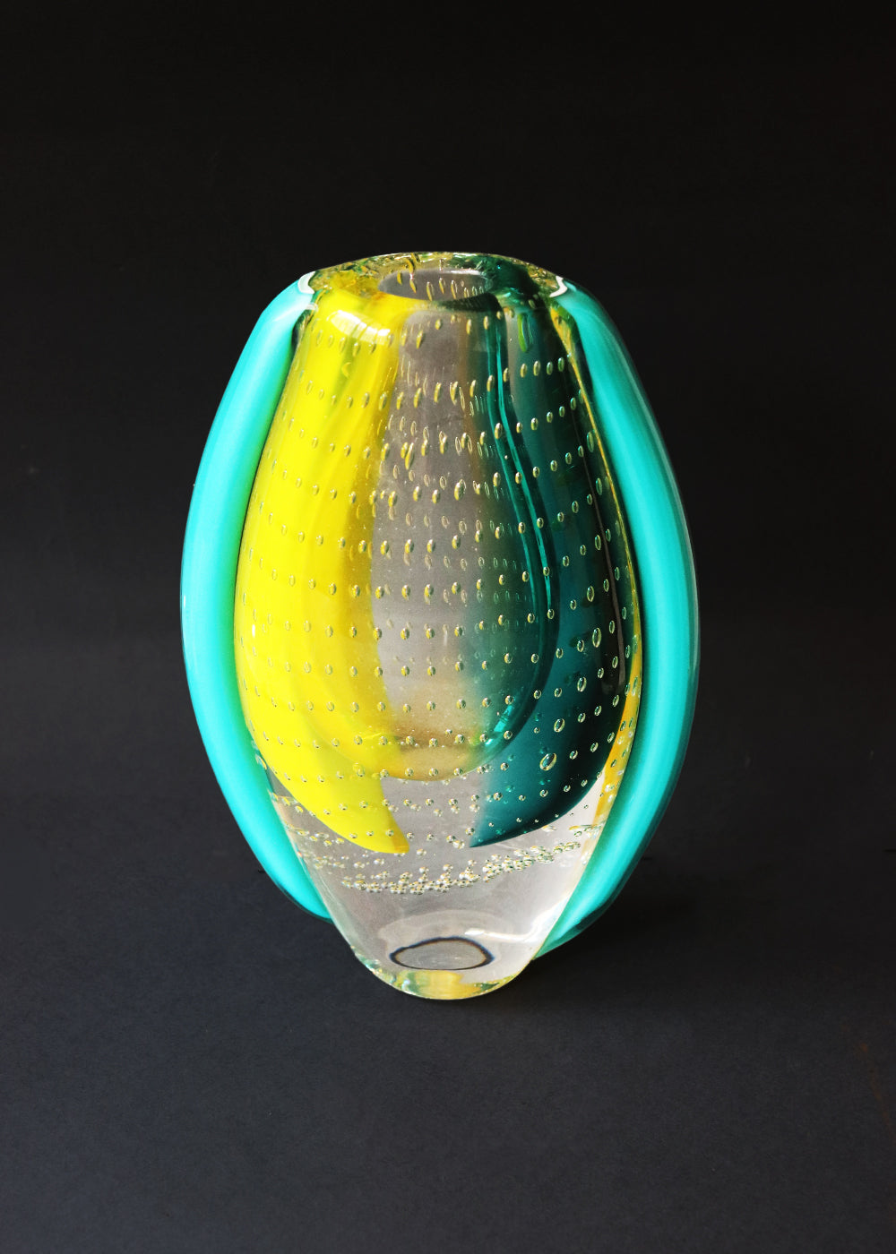 Limited edition Rosenthal vase made in collaboration with glass artists in Murano