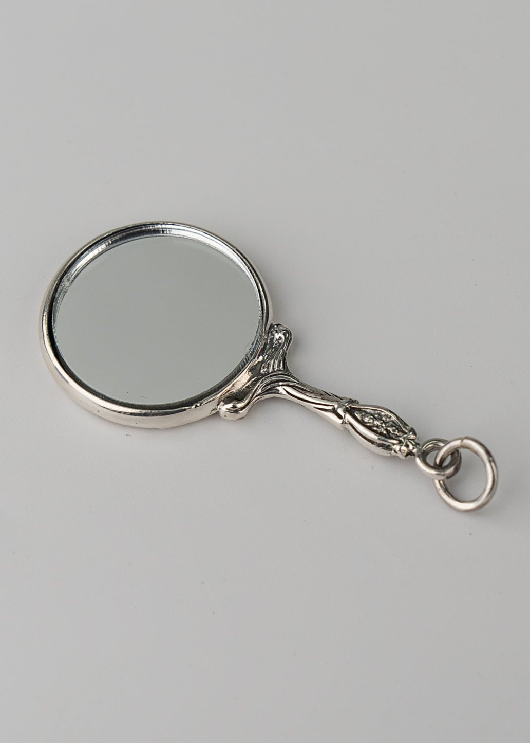 Miniature Art Nouveau Mirror Pendant