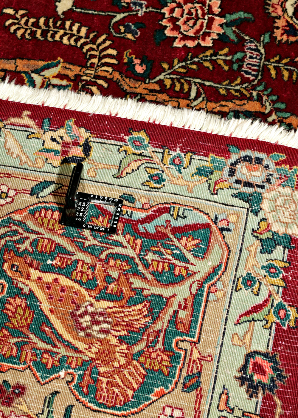 Persian Hunting Tabriz Rug