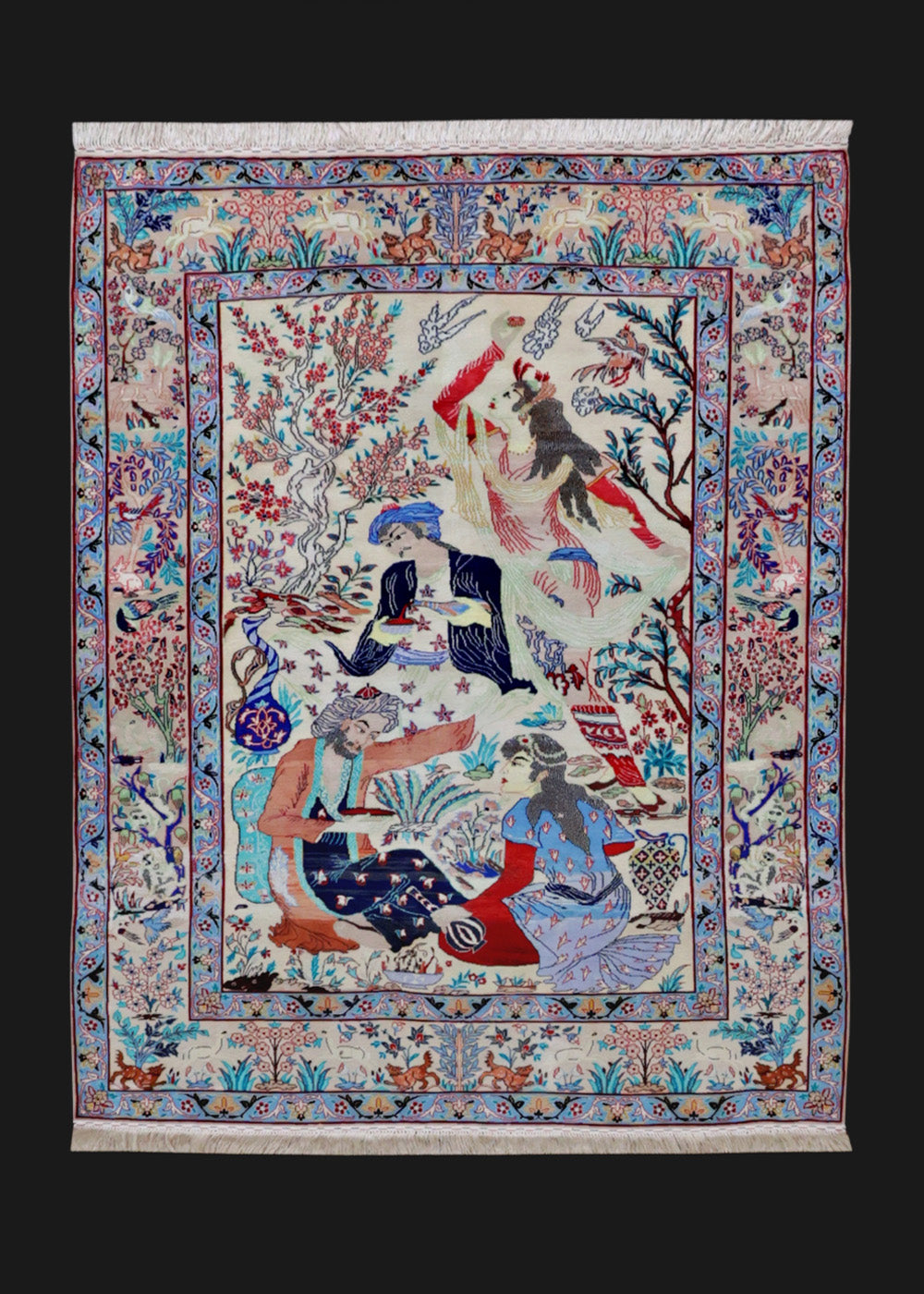 Persian Umar-e-Khayyam Isfahan Rug