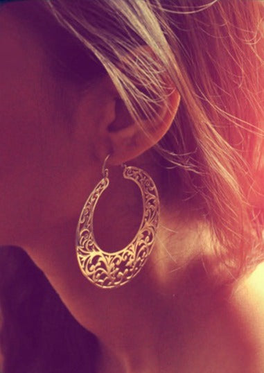 Adi Shakti Hoop Earrings