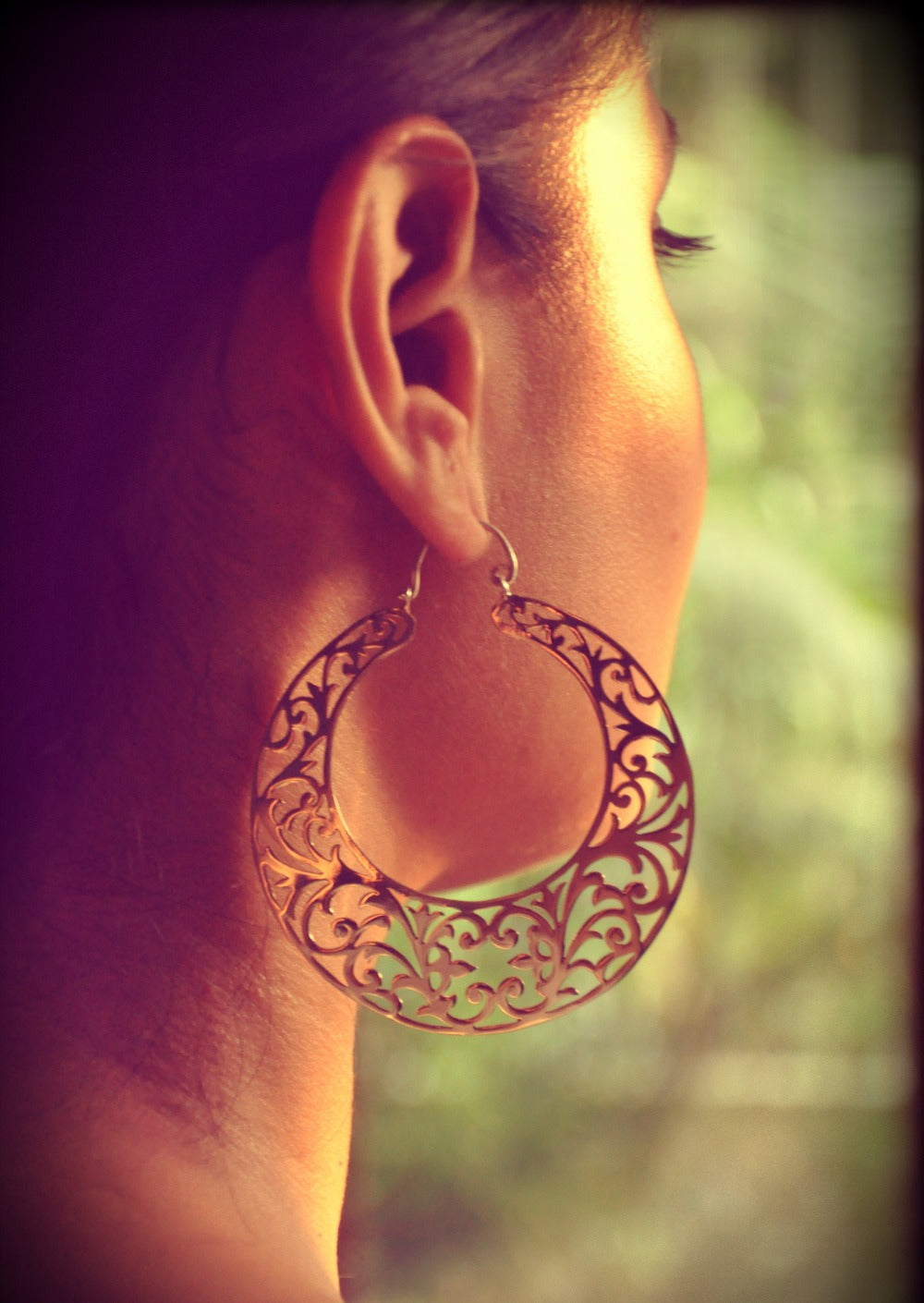Adi Shakti Hoop Earrings