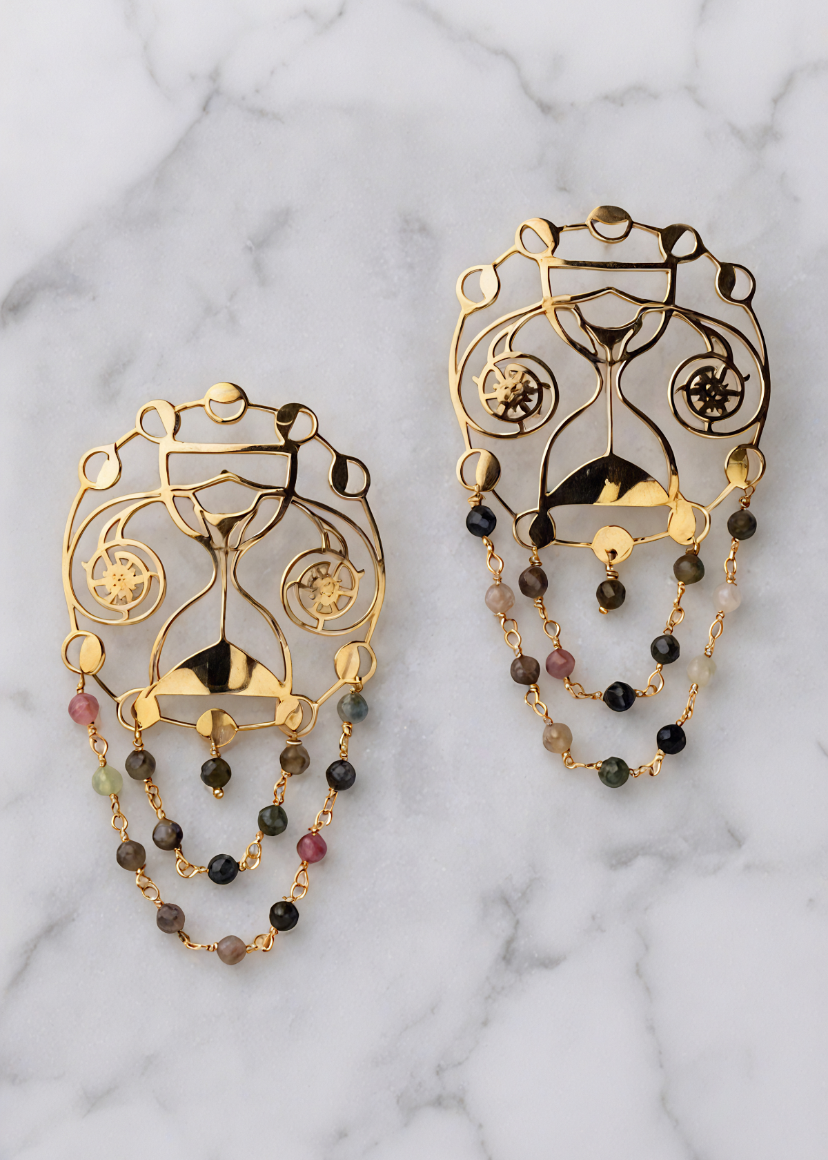 Statement earrings by indian jewellery designer eina ahluwalia