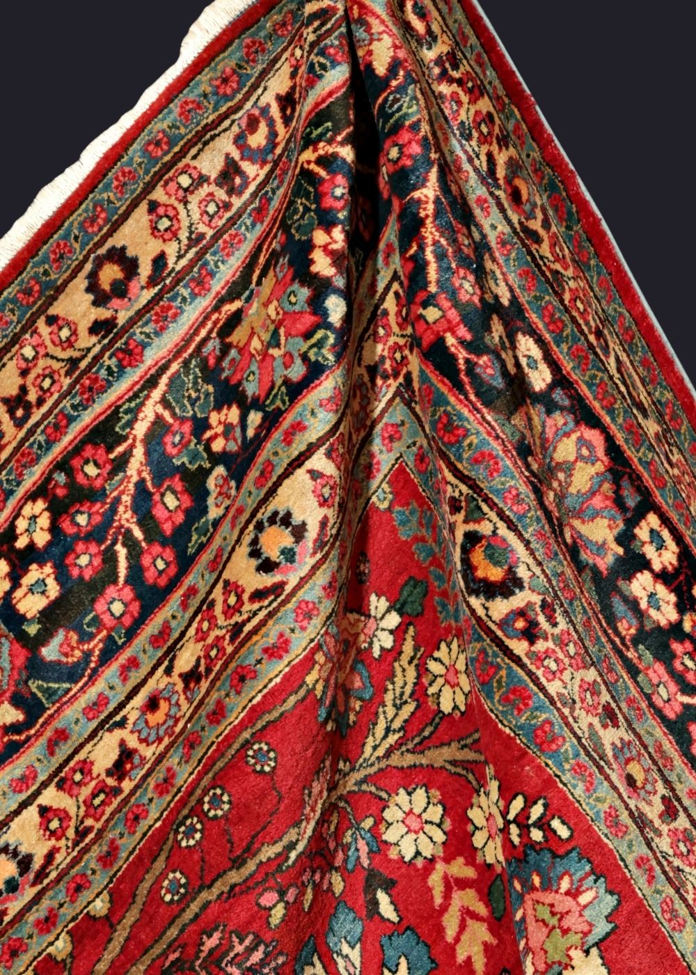 Old Soul Persian Mashad Tree of Life Rug