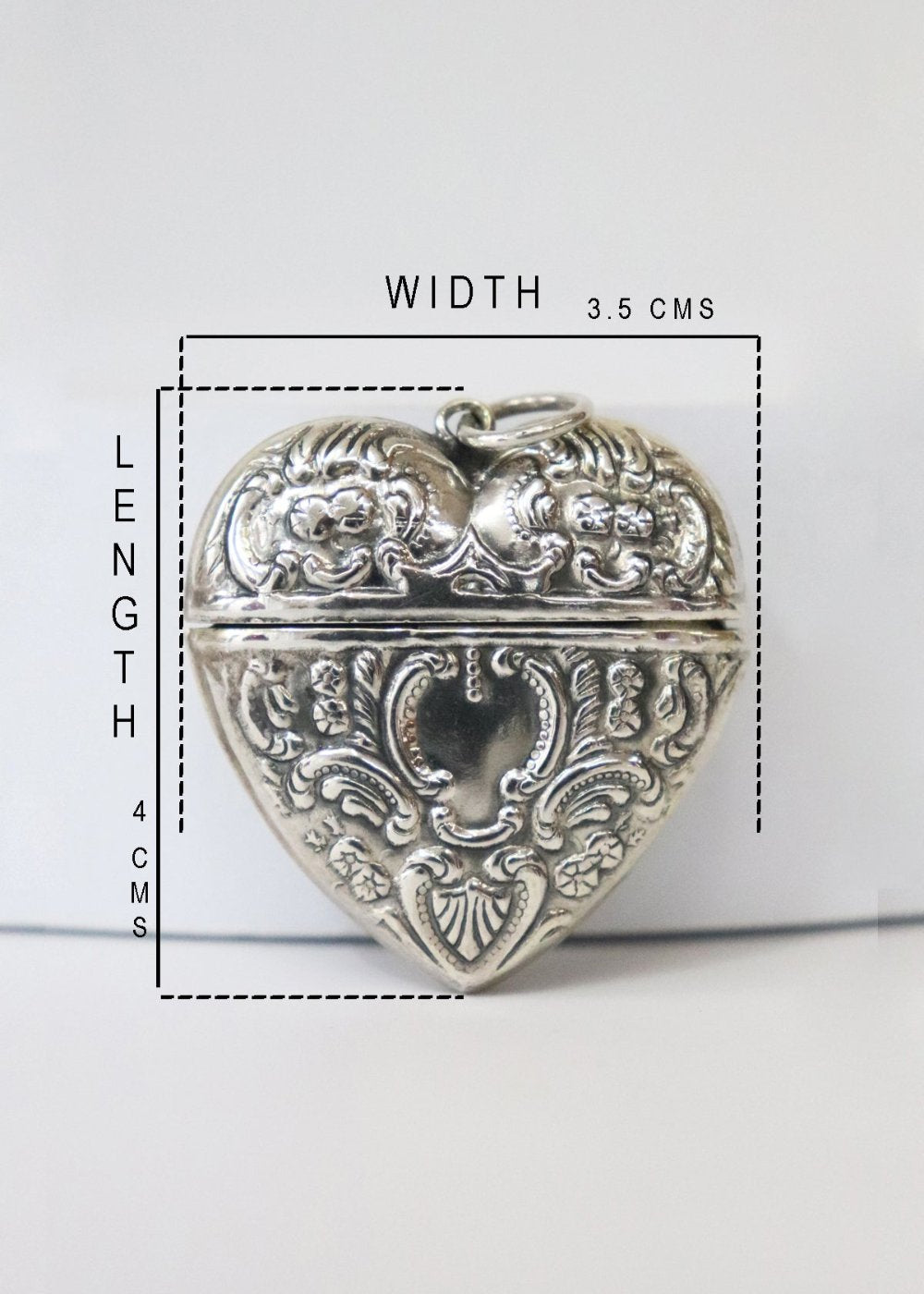 Victorian Heart Locket Pendant