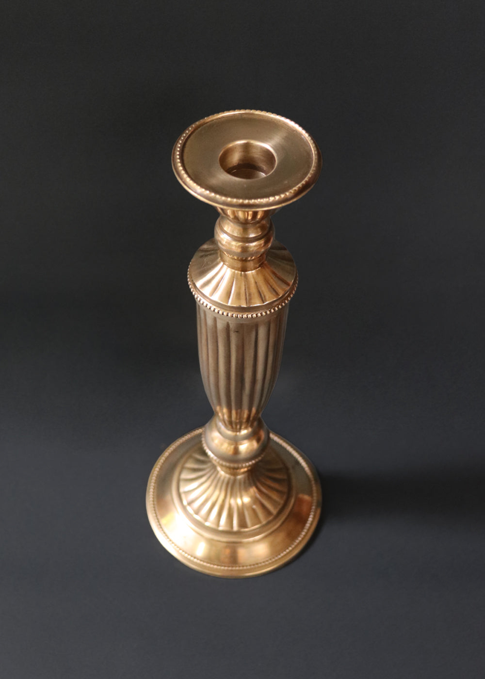 Vintage Brass Candle Stand