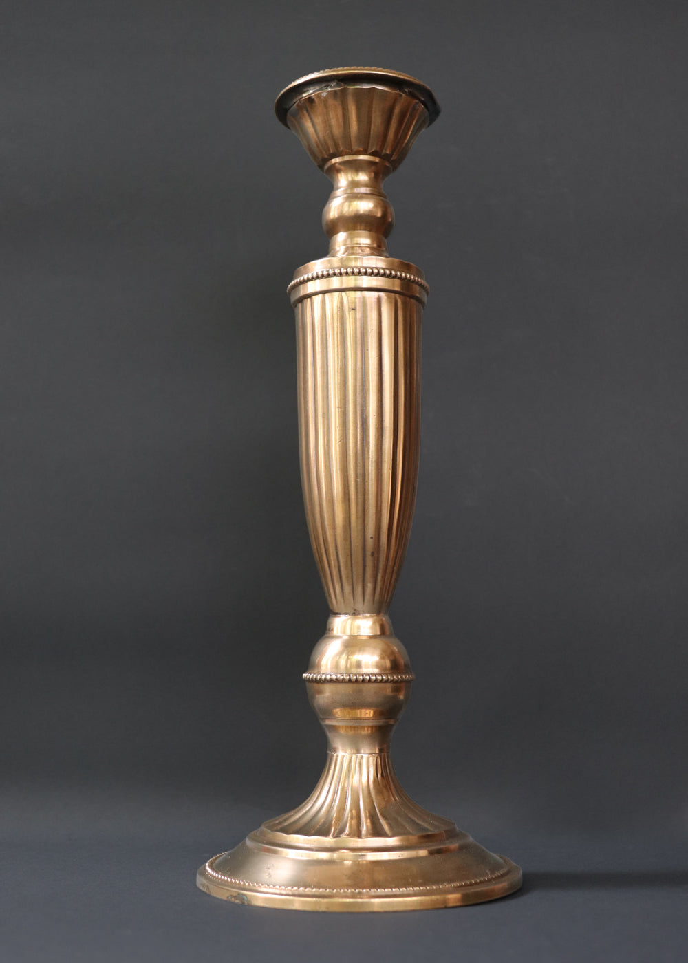 Vintage Brass Candle Stand