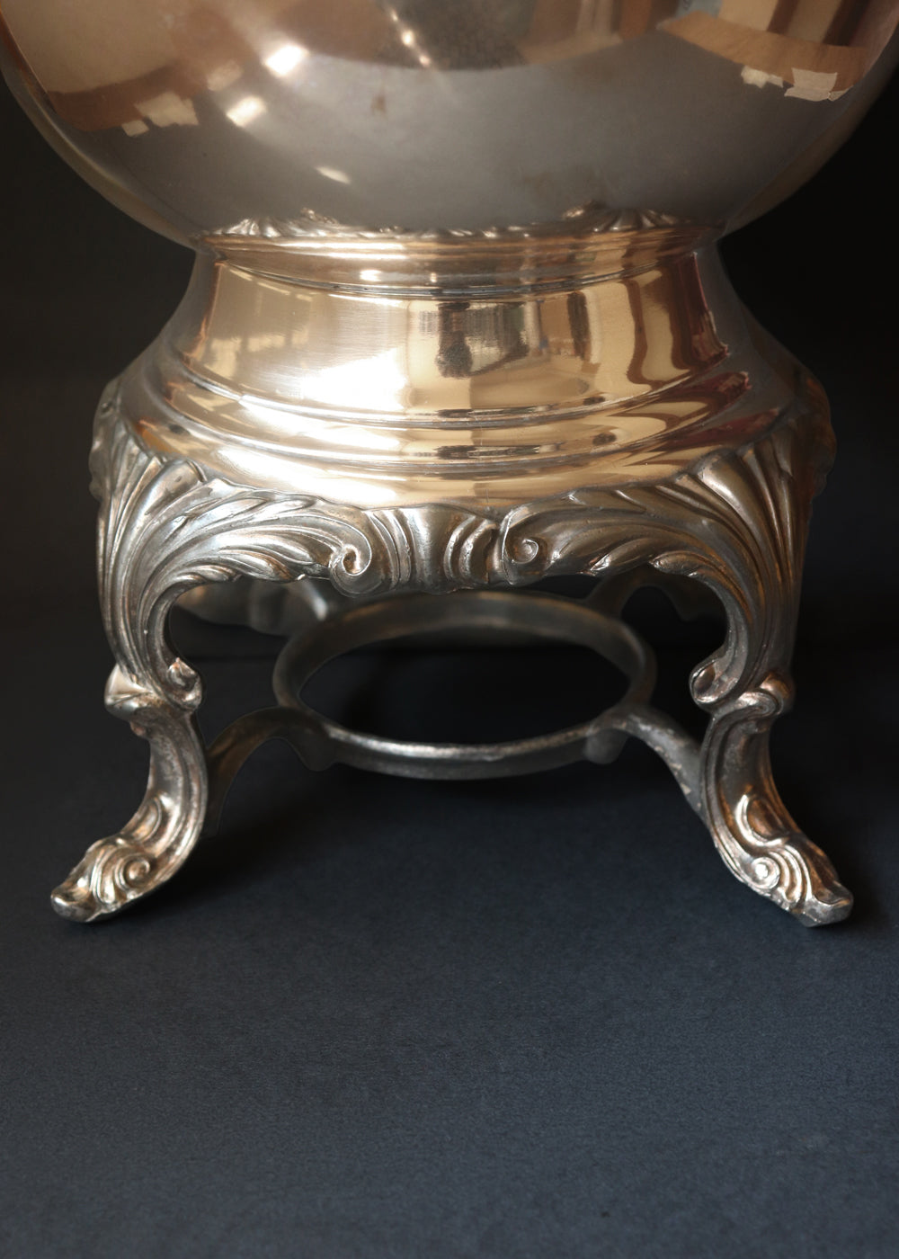 Vintage Victorian style FB Rogers Silver Co coffee urn from the 1940s.