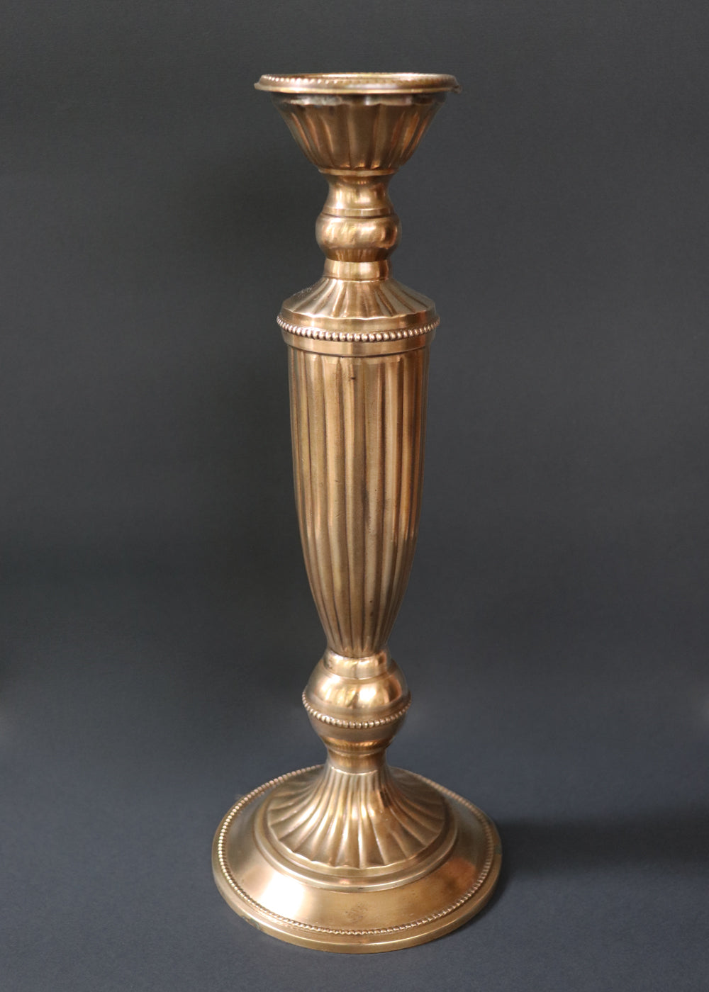 Vintage Brass Candle Stand