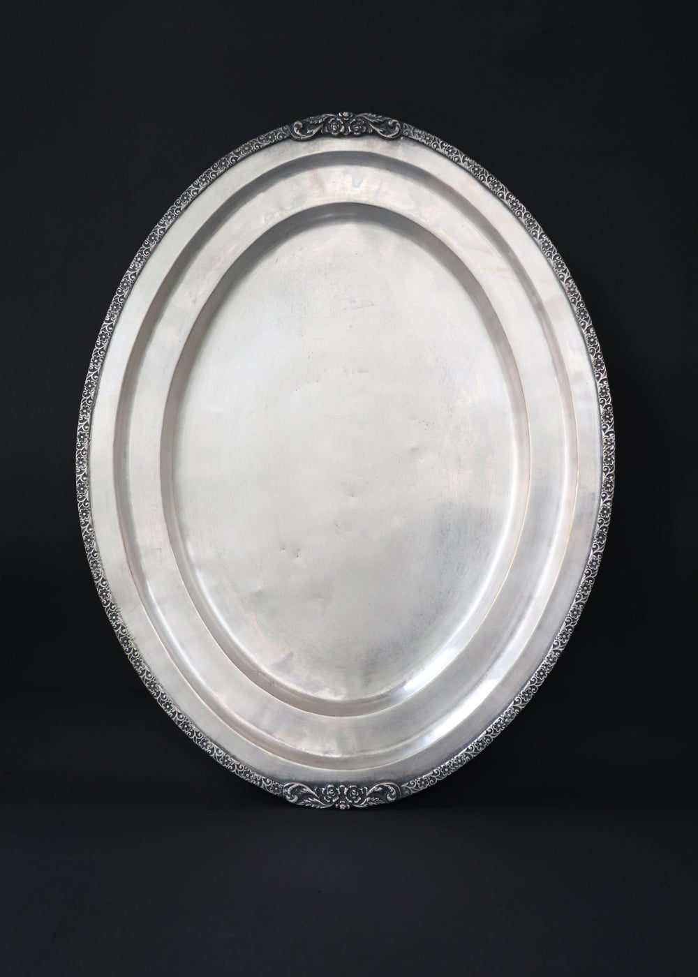 Vintage silver-plated tray