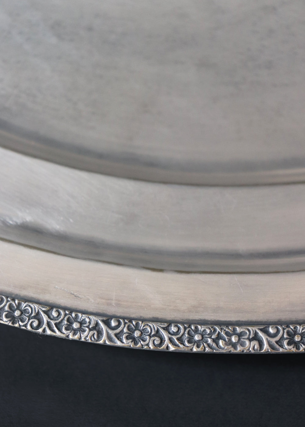 Vintage silver-plated tray