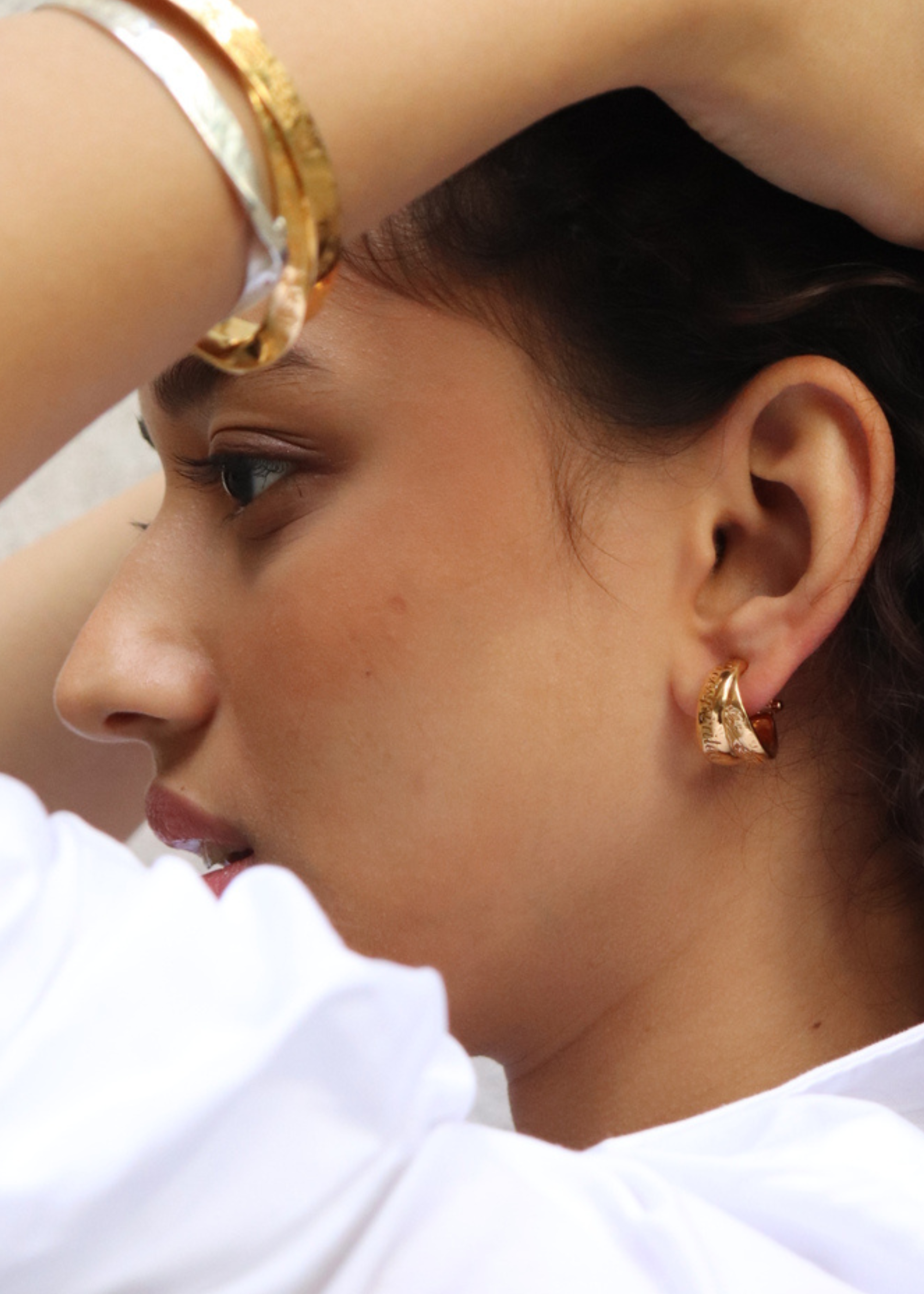 Wholehearted Free-spirited Double Hoops
