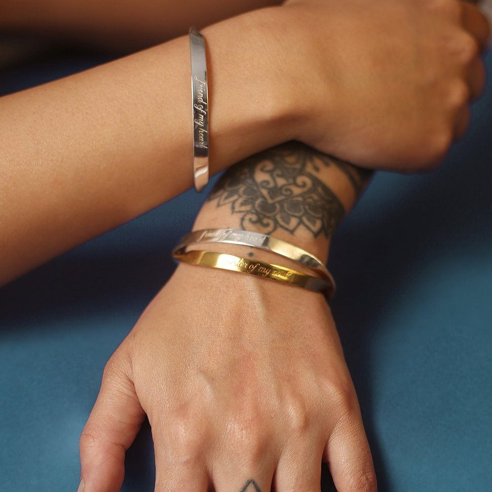 Friend of my Heart, Sister of my Soul Bangle