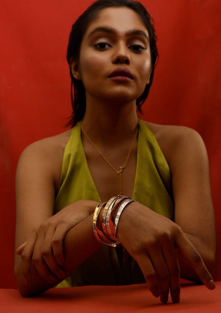 Nirbhau Nirvair & Chardi Kala Bangle - Gurmukhi