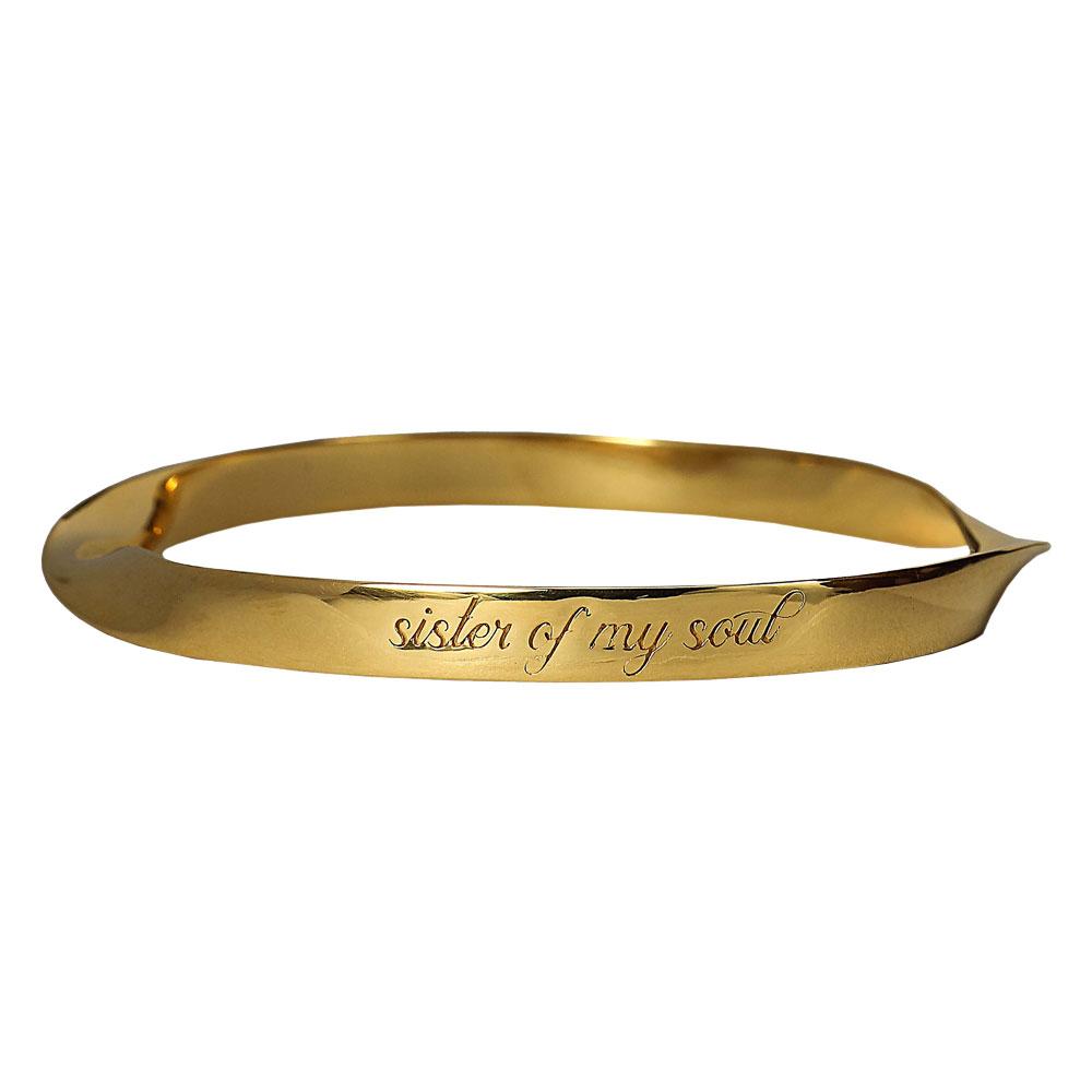 Friend of my Heart, Sister of my Soul Bangle