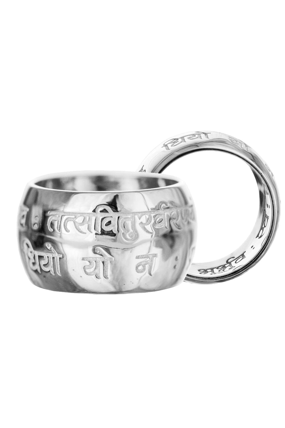 Custom Engraved Gayatri Mantra Ring by Indian Designer Jewellery Artist Eina Ahluwalia