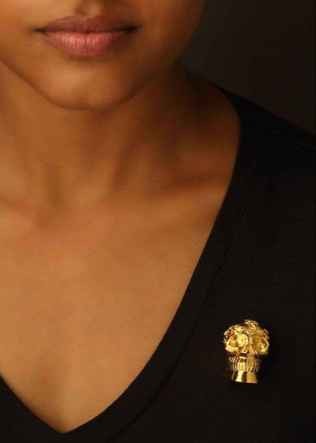 Memento Mori Brooch