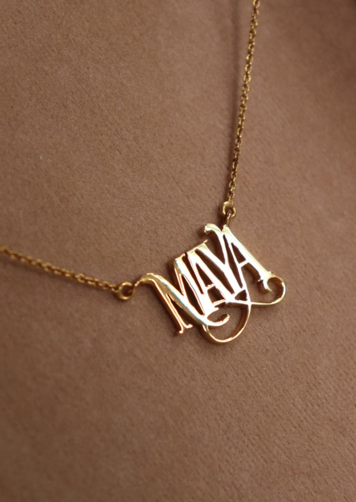Name Necklace - English