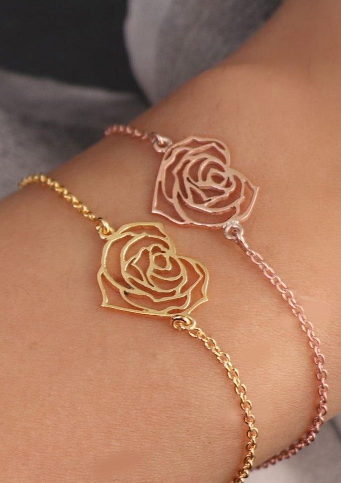 My Heart Rose Bracelet