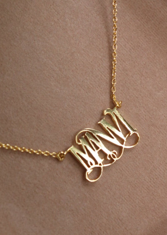 Name Necklace - English