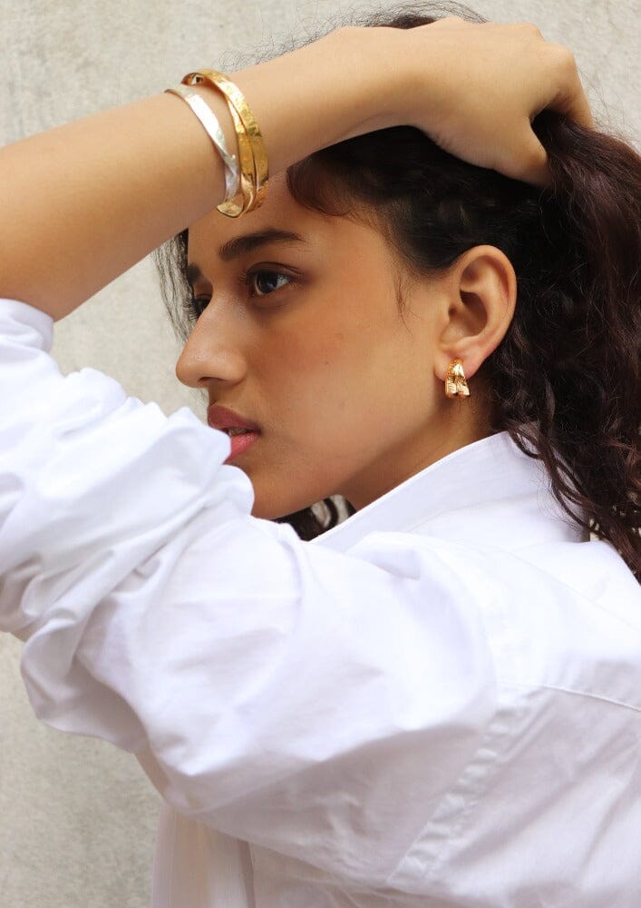 Wholehearted Free-spirited Double Hoops