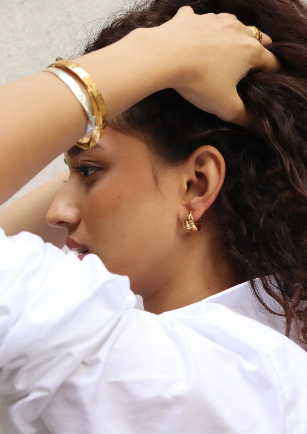 Custom EINA Double Hoops