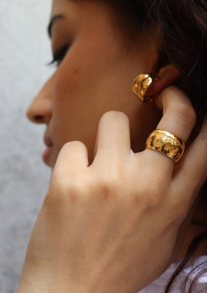 Wholehearted Free-spirited Double Hoops