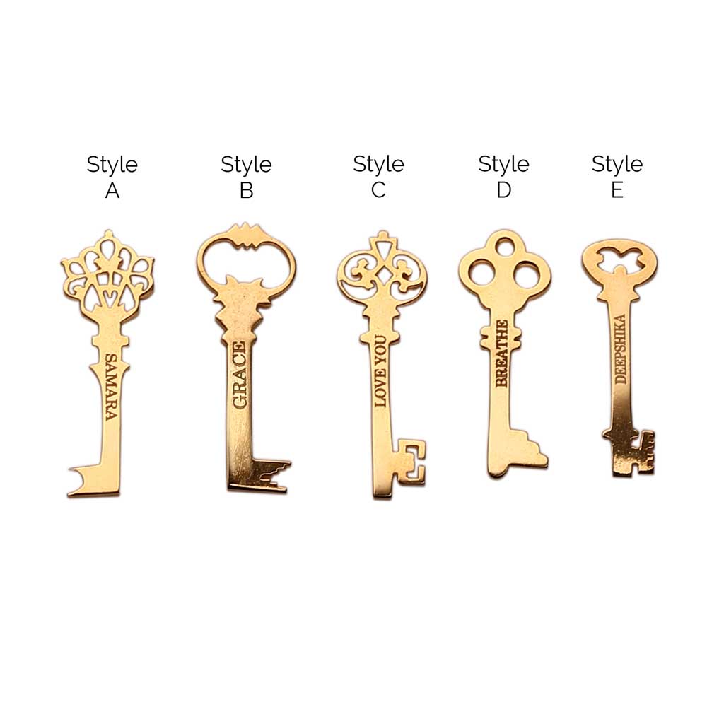 Custom Life Keys Necklace