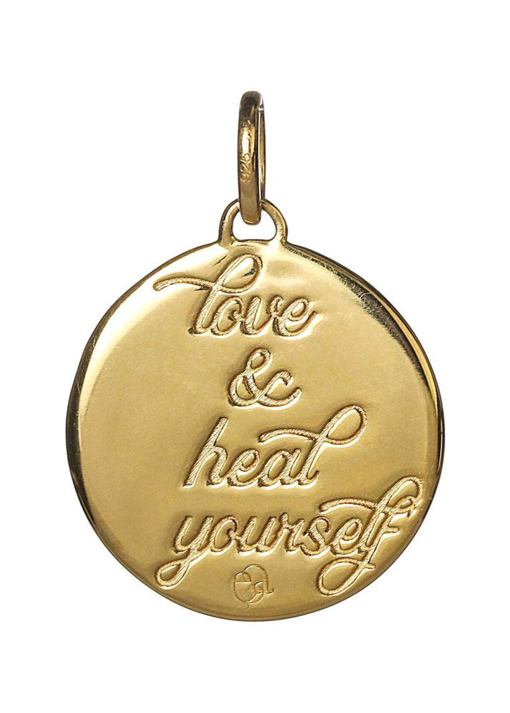Custom EINA Reversible Love & Heal Yourself Pendant