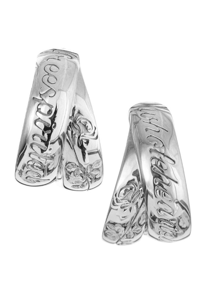 Wholehearted Free-spirited Double Hoops