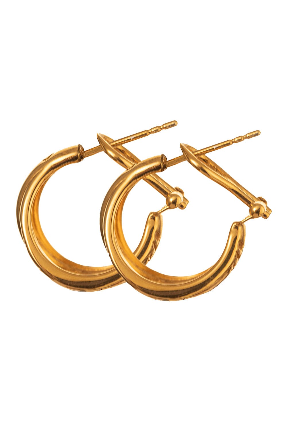 Wholehearted Free-spirited Double Hoops