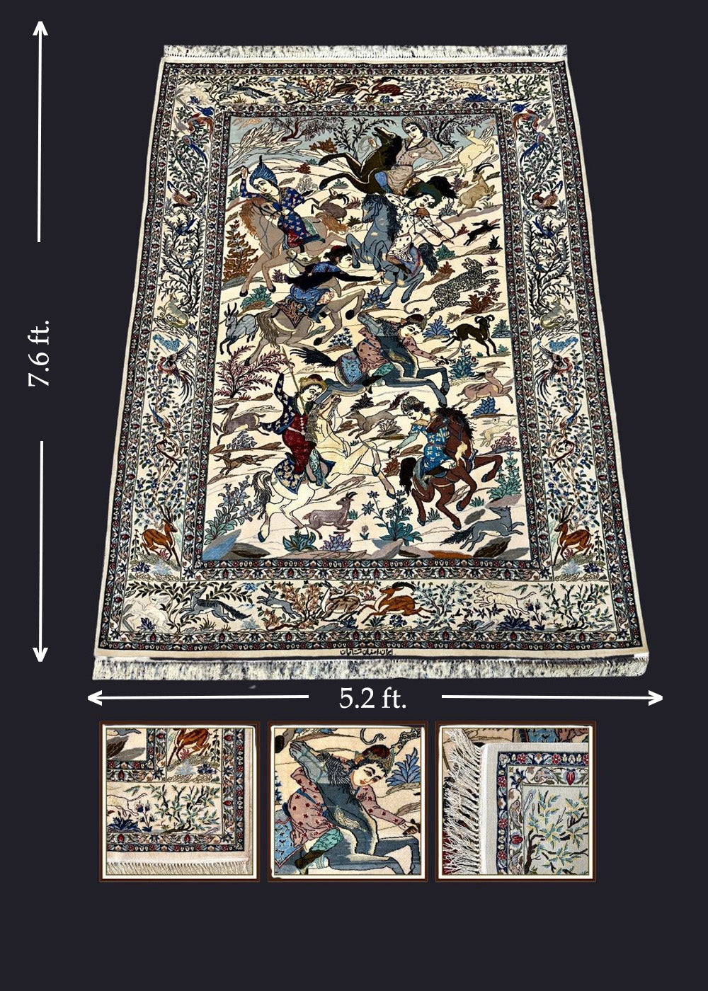 Old Soul Persian Shikargah Isfahan Rug