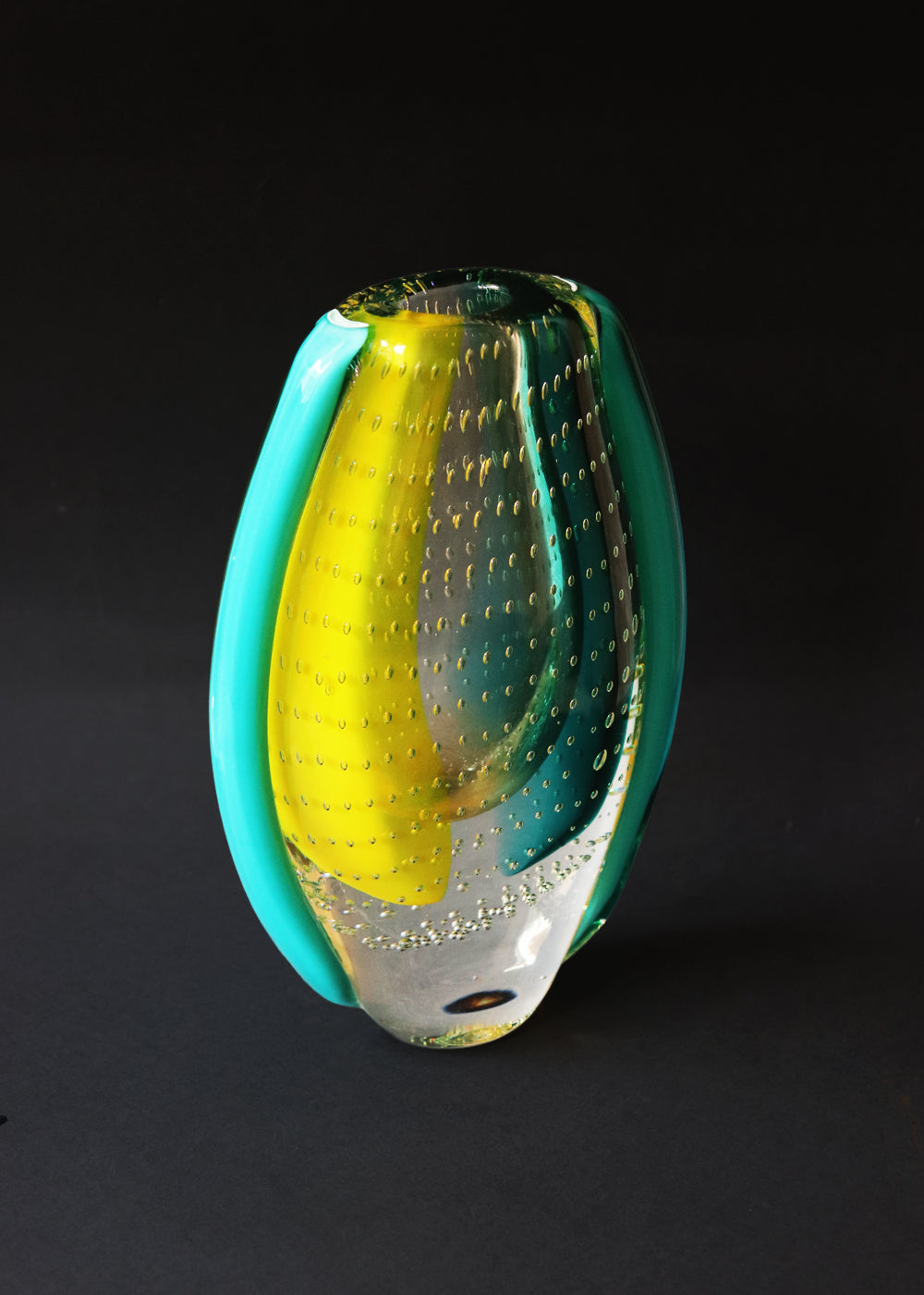 Limited edition Rosenthal vase made in collaboration with glass artists in Murano