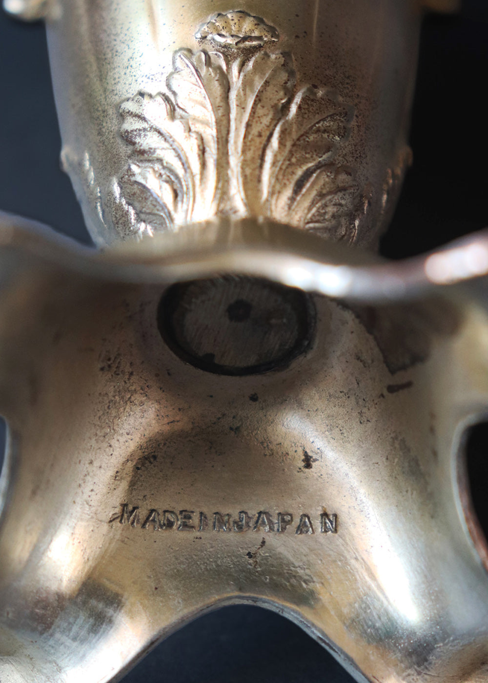 Pair of vintage silver plated amphora shaped vases