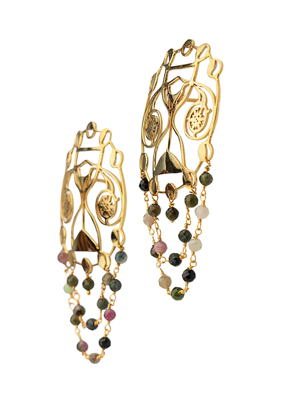 Statement earrings by indian jewellery designer eina ahluwalia