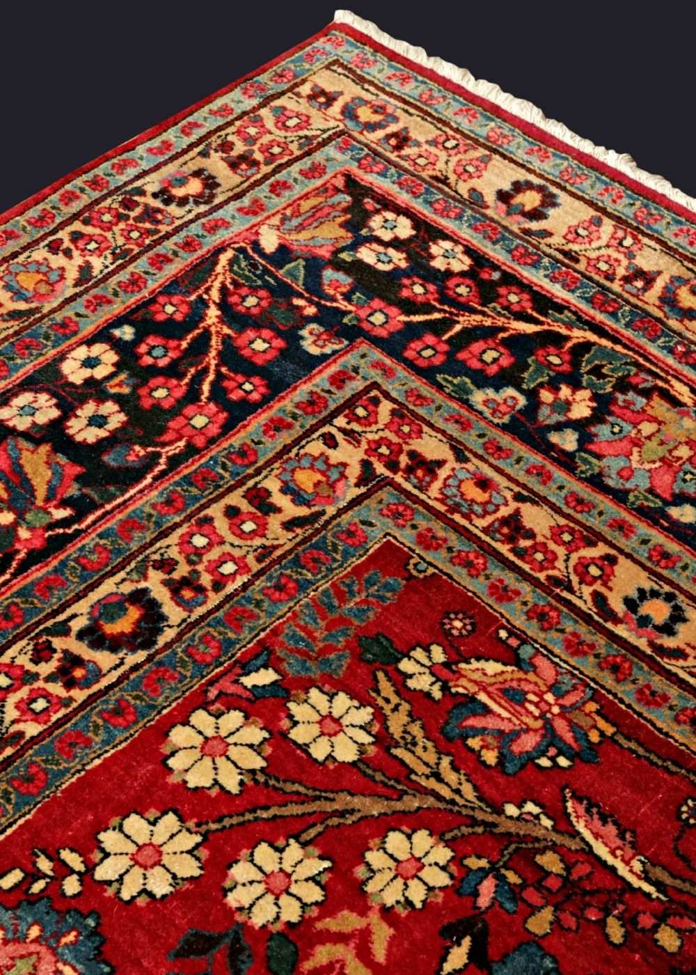 Old Soul Persian Mashad Tree of Life Rug