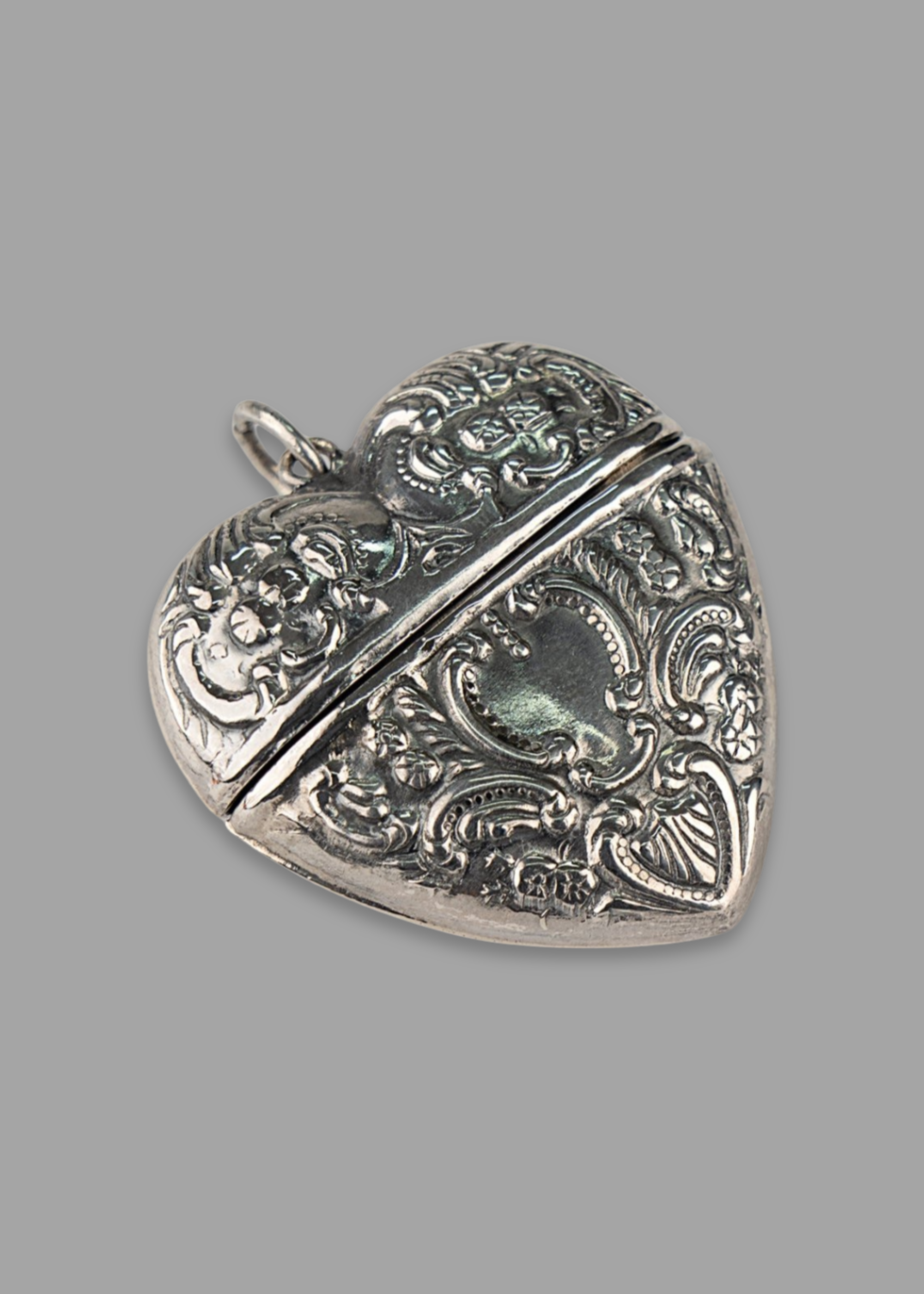 Victorian Heart Locket Pendant