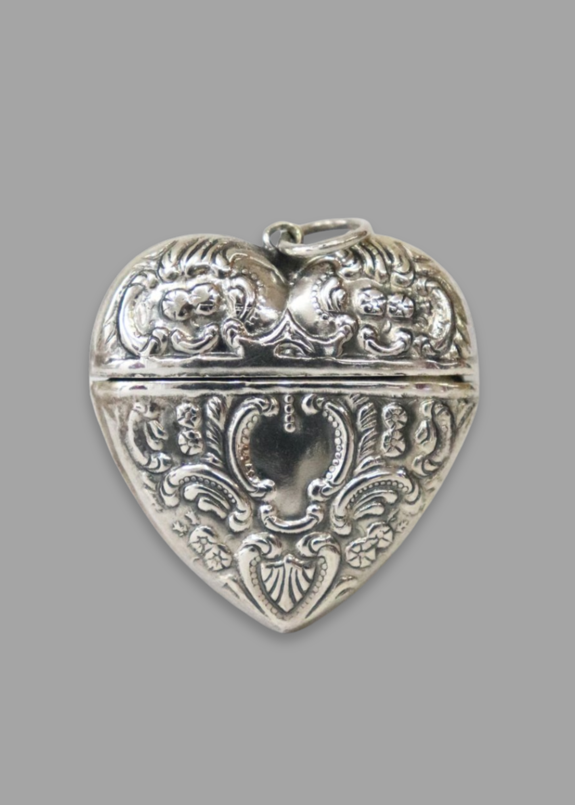 Victorian Heart Locket Pendant