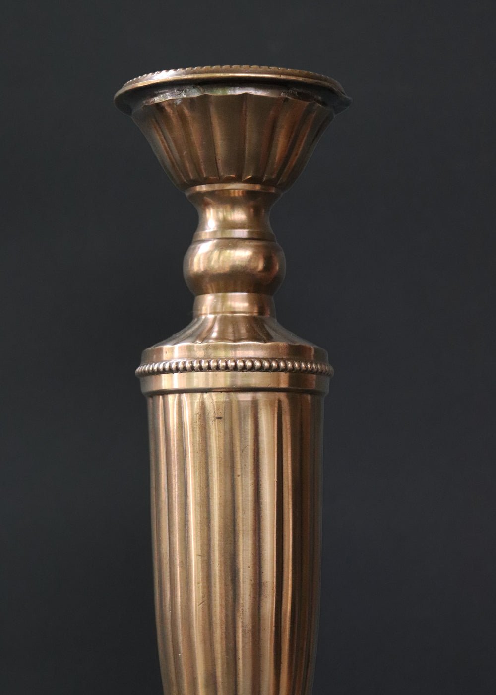 Vintage Brass Candle Stand