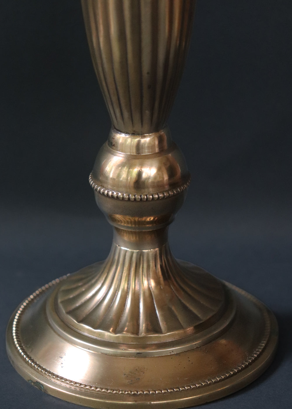 Vintage Brass Candle Stand