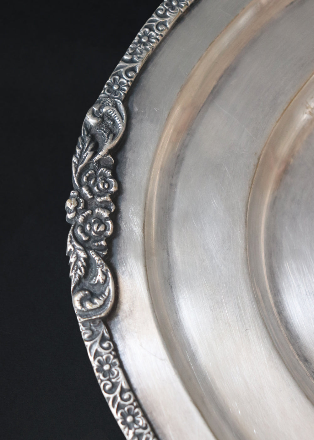 Vintage silver-plated tray