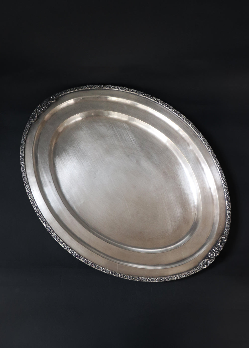Vintage silver-plated tray