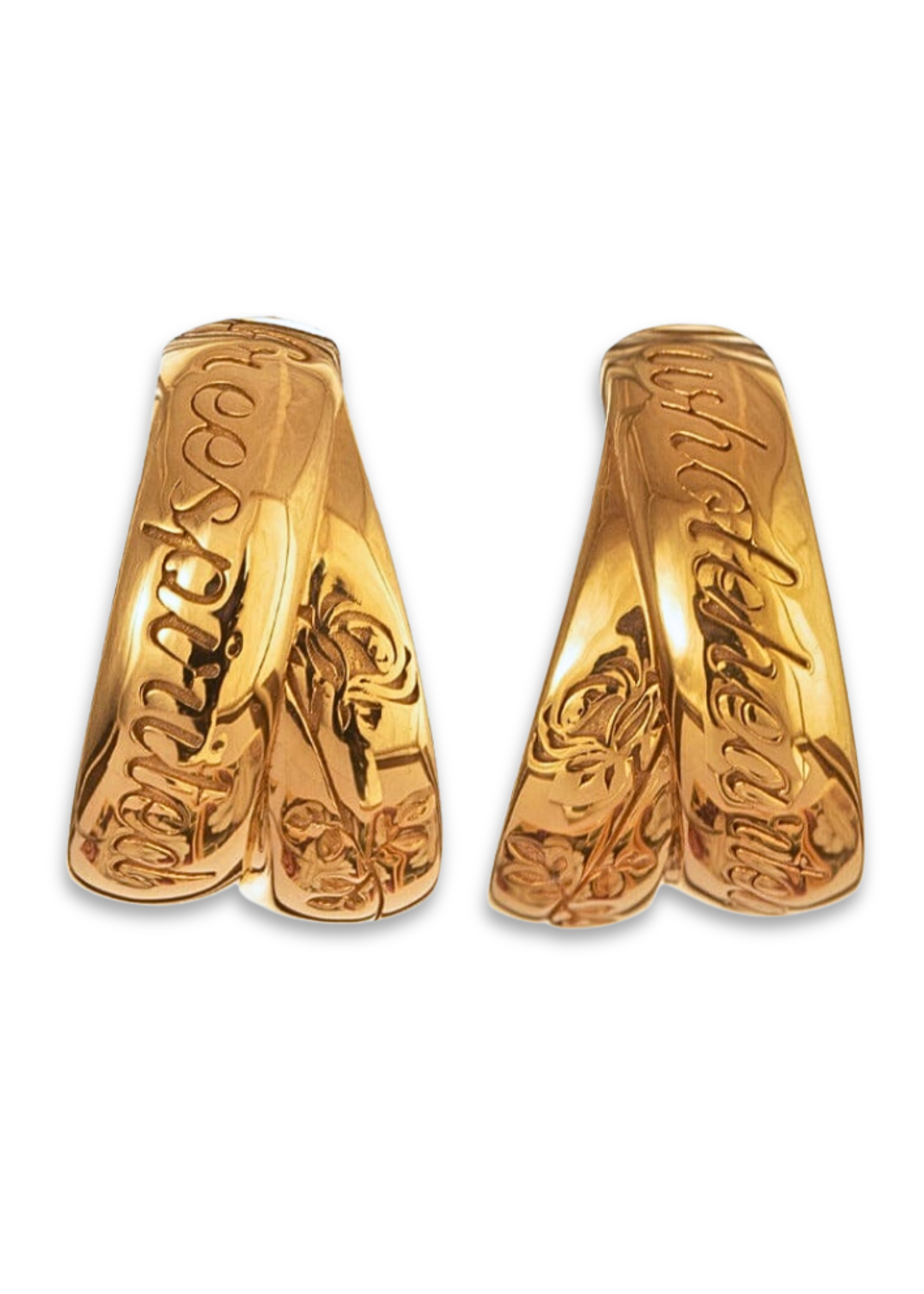 Wholehearted Free-spirited Double Hoops